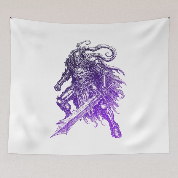 Item preview, A warrior from a dark fantasy designed and sold by krabbaraban.
