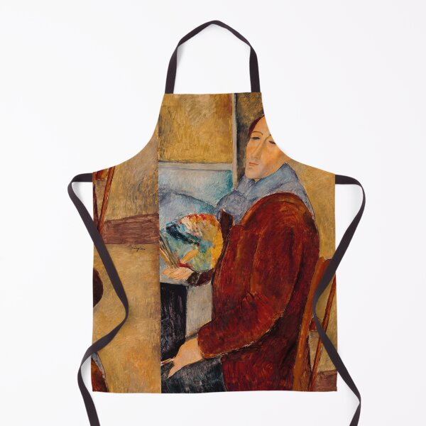 Item preview, Self Portrait by Amedeo Modigliani: Modernist Studio Fine Art Print designed and sold by artofuniverse.