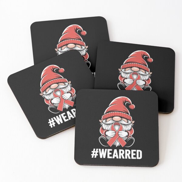 Item preview, Christmas gnome drug free just say no wear red ribbon week designed and sold by Catharsiscath.