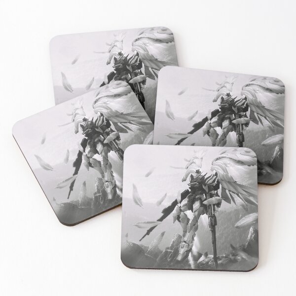 Item preview, black white wing gundam zero remastered ILLUSTRATION  designed and sold by sabartgunpla.