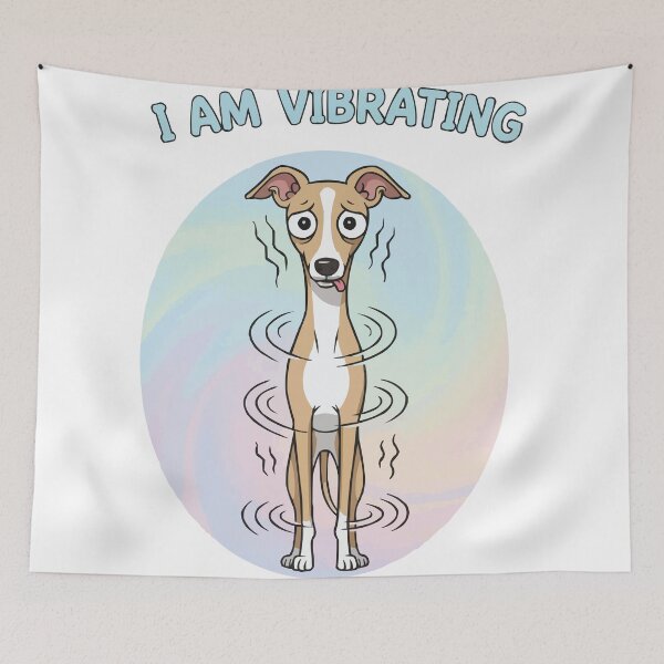 Item preview, I Am Vibrating - Nervous Italian Greyhound Funny designed and sold by Petzzz.