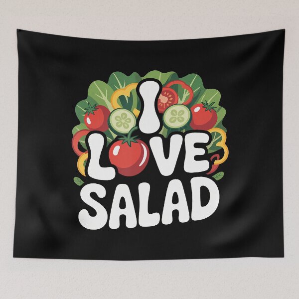 Item preview, I Love Salad Fresh Vegetable Enthusiast designed and sold by charitashmoqs.