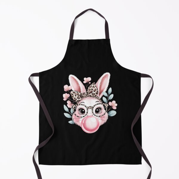 Item preview, Leopard Print Rabbit Bunny Blowing Bubble Gum Easter Day designed and sold by FaithAbbott.