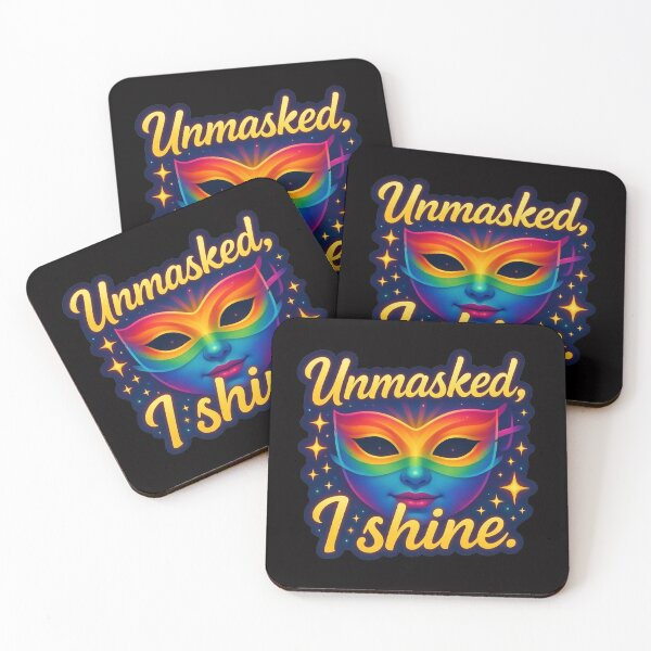 Item preview, Unmasked I Shine Neurodivergent Masking designed and sold by PixelQ.