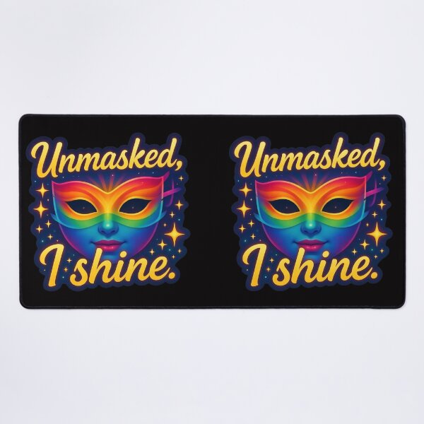 Item preview, Unmasked I Shine Neurodivergent Masking designed and sold by PixelQ.