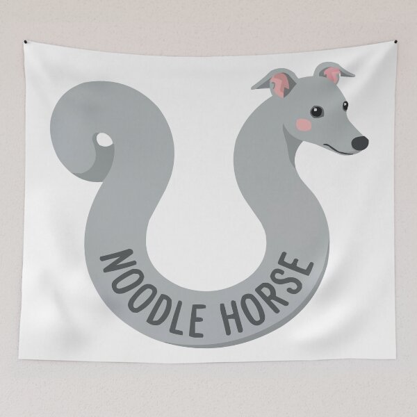 Item preview, Certified Noodle Horse - Funny Long Italian Greyhound designed and sold by Petzzz.