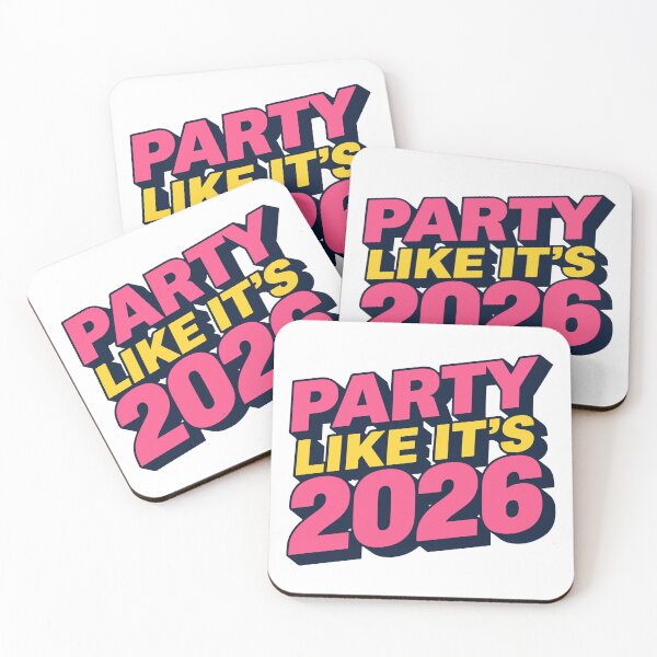 Item preview, Party Like It’s 2026 New Year Typography Design designed and sold by DavidTeeStudio.