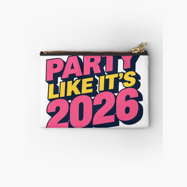 Item preview, Party Like It’s 2026 New Year Typography Design designed and sold by DavidTeeStudio.