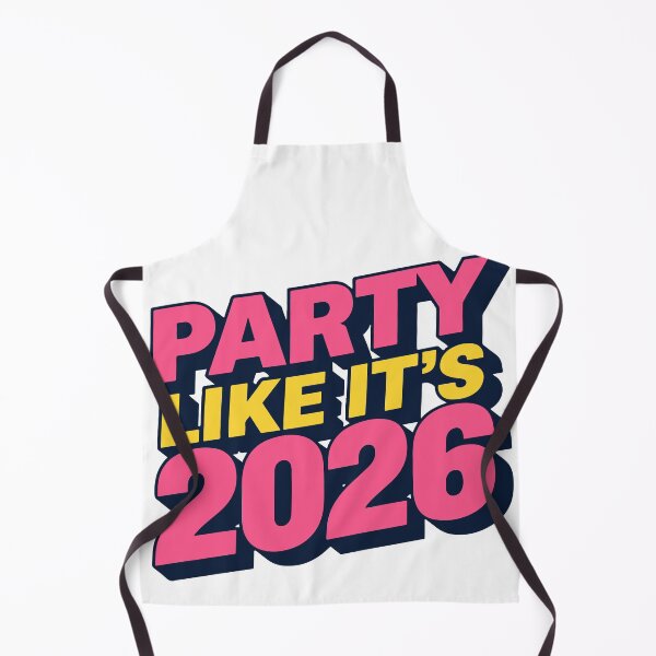 Item preview, Party Like It’s 2026 New Year Typography Design designed and sold by DavidTeeStudio.
