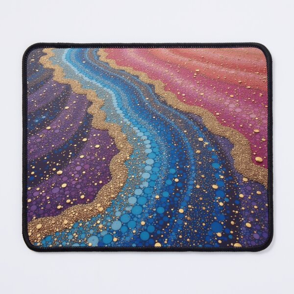 Item preview, Aboriginal Inspired Dot Art - Midnight Magic Colorful Beach designed and sold by GrinGalore.