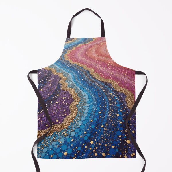 Item preview, Aboriginal Inspired Dot Art - Midnight Magic Colorful Beach designed and sold by GrinGalore.