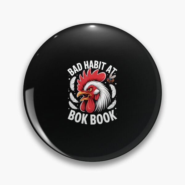 Item preview, Funny Rooster Bad Habit At Bok Book Farm designed and sold by donadonvgran.