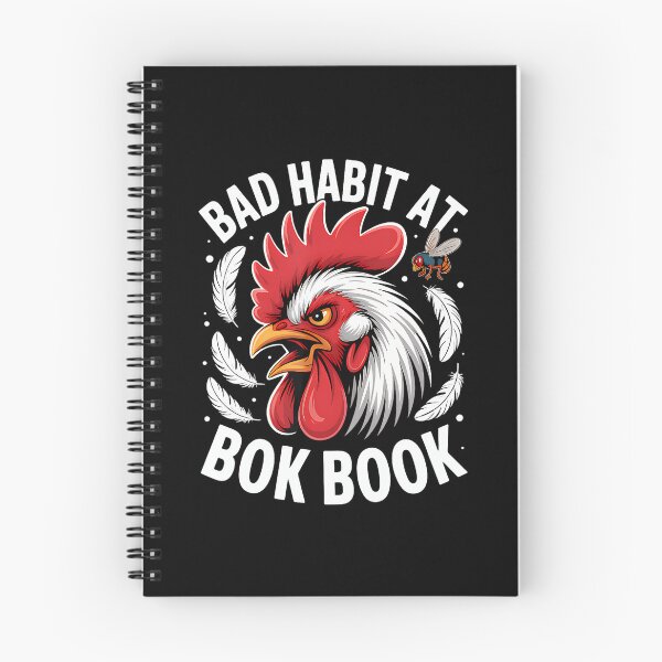 Item preview, Funny Rooster Bad Habit At Bok Book Farm designed and sold by donadonvgran.