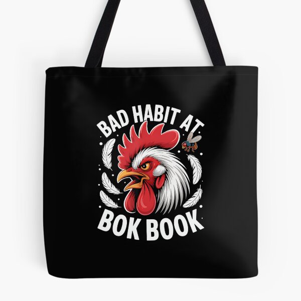 Item preview, Funny Rooster Bad Habit At Bok Book Farm designed and sold by donadonvgran.