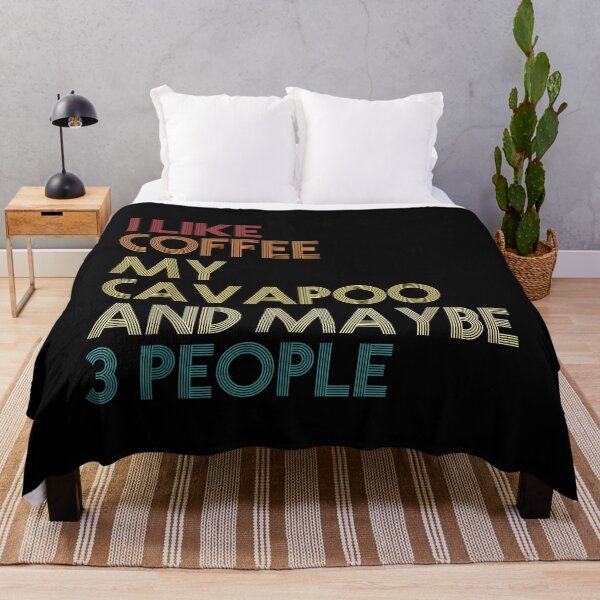 Item preview, Cavapoo Dog Owner Coffee Lovers Funny Quote Vintage Retro Designe for Mom Dad Kids designed and sold by SALI MANI.