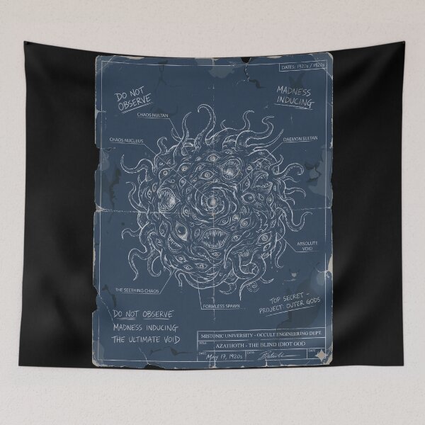 Item preview, Azathoth Lovecraftian Cosmic Horror Monster designed and sold by bapupa.