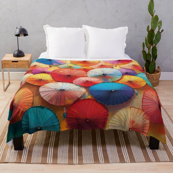 Item preview, Wonderful colorful Japanese umbrella art designed and sold by Photopat.