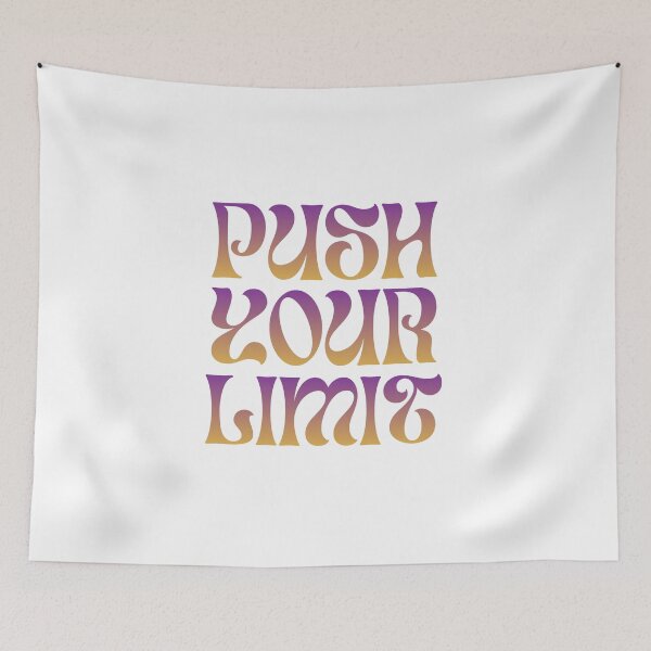 Item preview, Copy of Push Your Limit – Motivational Arrow Design designed and sold by Daily Mood Studio.