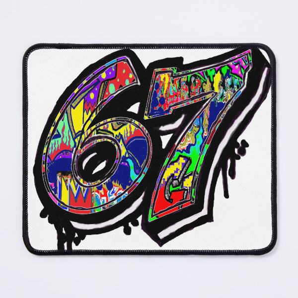 Item preview, retro graffiti 67 designed and sold by LowEndGraphics.