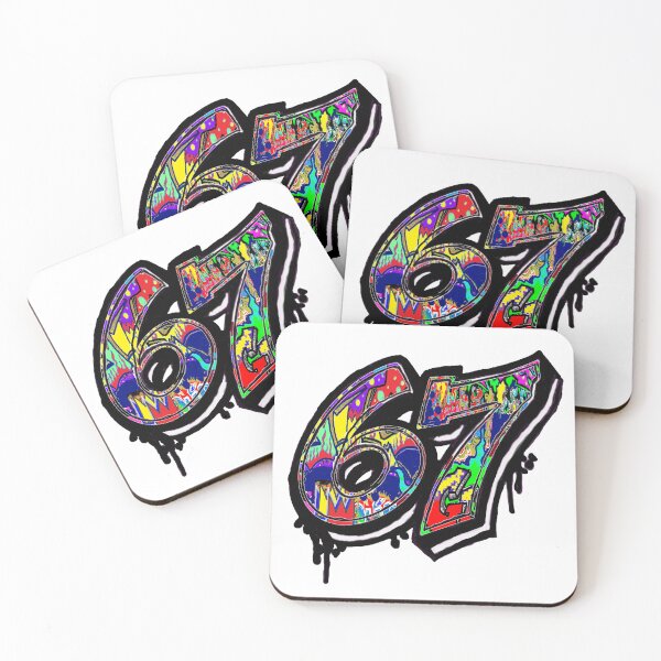 Item preview, retro graffiti 67 designed and sold by LowEndGraphics.