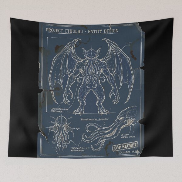Item preview, Cthulhu Lovecraftian Cosmic Horror Monster designed and sold by bapupa.