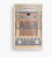 Céramique Metal Print
