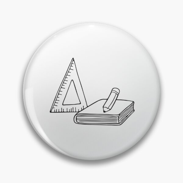 Item preview, A triangle ruler resting next to a book on the table   designed and sold by rasagamastore.