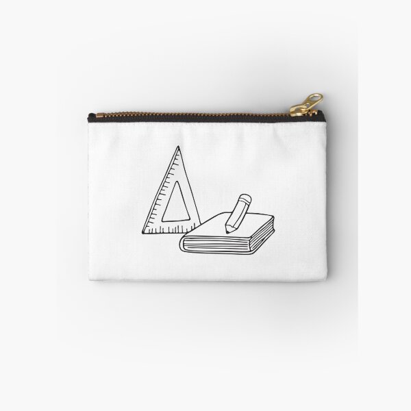 Item preview, A triangle ruler resting next to a book on the table   designed and sold by rasagamastore.