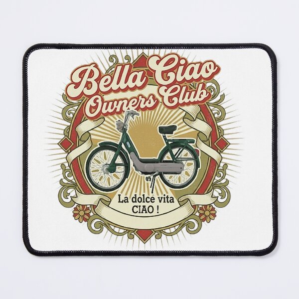 Item preview, Bella Ciao Moped Club – Retro design for true fans designed and sold by MarcWernerCGN.