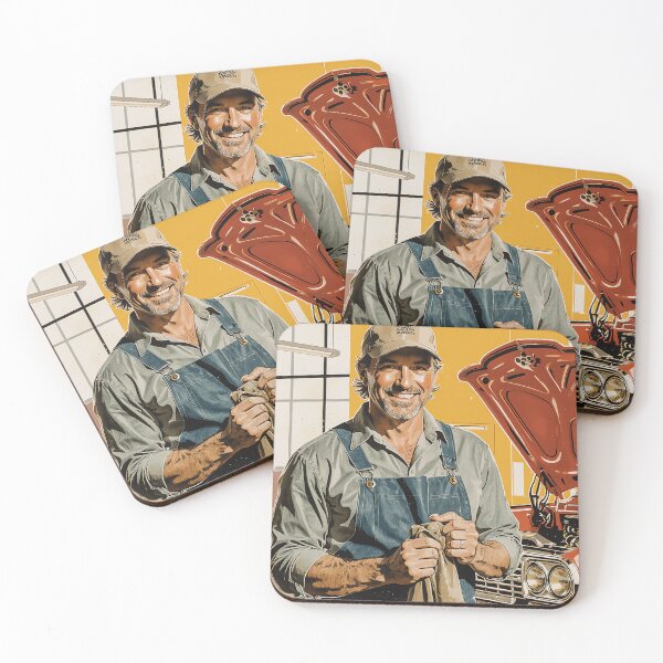 Item preview, The Master Mechanic: Smiling Veteran at Work designed and sold by Banal25.