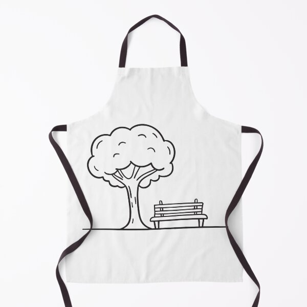 Aperçu de l'œuvre Un arbre ombrageant un petit banc créée et vendue par rasagamastore.