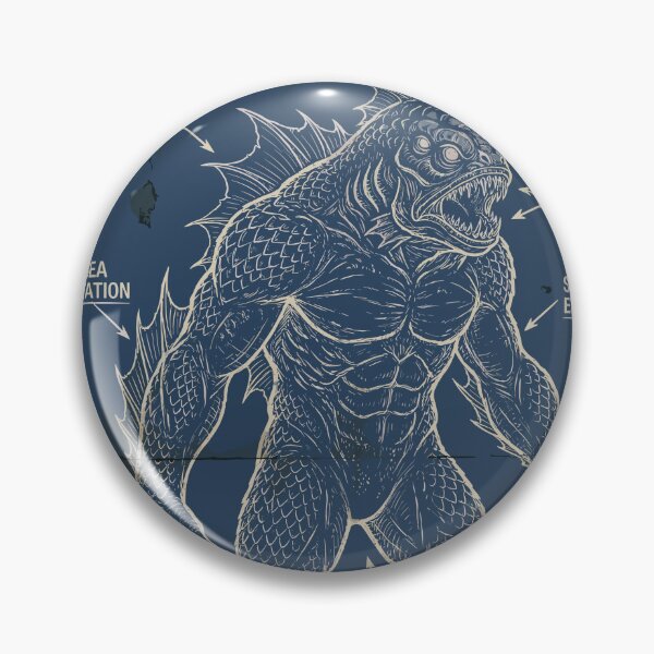 Item preview, Dagon Lovecraftian Cosmic Horror Monster designed and sold by bapupa.