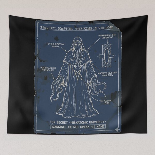 Item preview, Hastur Lovecraftian Cosmic Horror Monster designed and sold by bapupa.