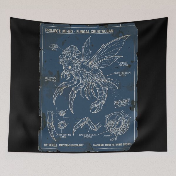 Item preview, Mi-Go Lovecraftian Cosmic Horror Monster designed and sold by bapupa.