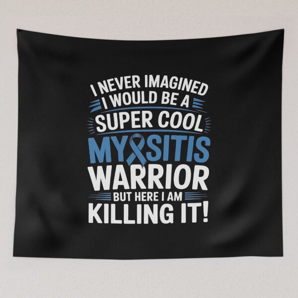 Item preview, Cool Myositis Warrior Myositis Awareness designed and sold by Catharsiscath.