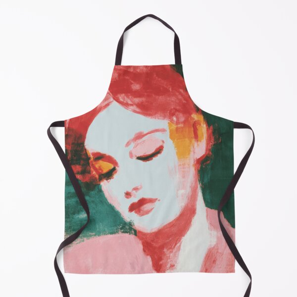 Item preview, Expressionist portrait of a red-haired woman designed and sold by ArtHouseNiklas.