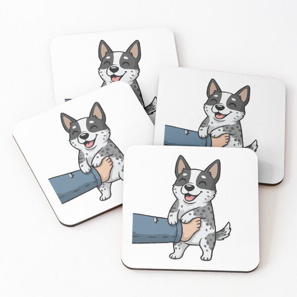 Item preview, Velcro Dog Blue Heeler - Funny Clingy Cattle Dog designed and sold by Petzzz.
