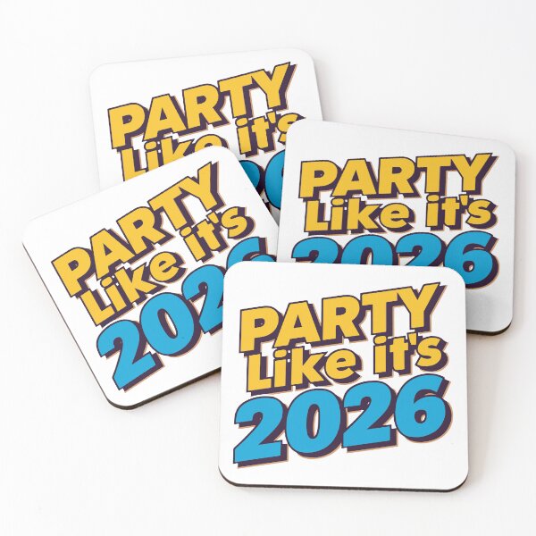 Item preview, Party Like It's 2026 Retro Pop Art designed and sold by DavidTeeStudio.