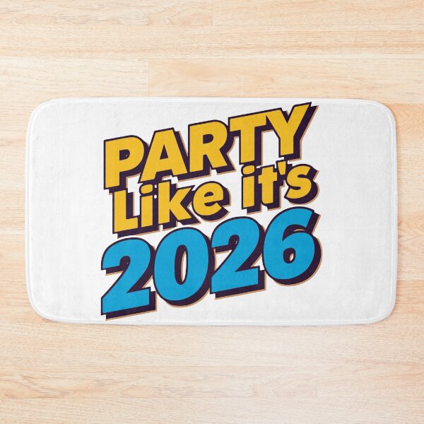 Item preview, Party Like It's 2026 Retro Pop Art designed and sold by DavidTeeStudio.