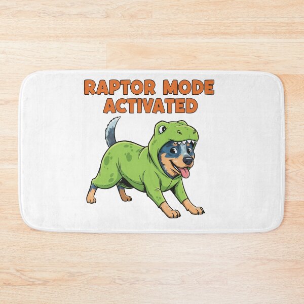 Item preview, Heeler Raptor - Blue Heeler Dinosaur Mode Funny Art designed and sold by Petzzz.