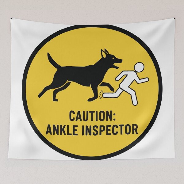 Item preview, Beware of the Ankle Biter - Funny Herding Dog designed and sold by Petzzz.