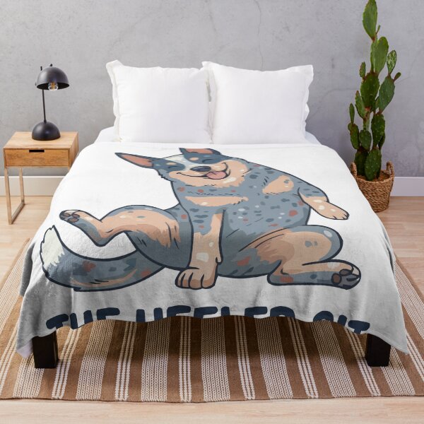 Item preview, The Heeler Sit - Funny Slouching Cattle Dog Art designed and sold by Petzzz.