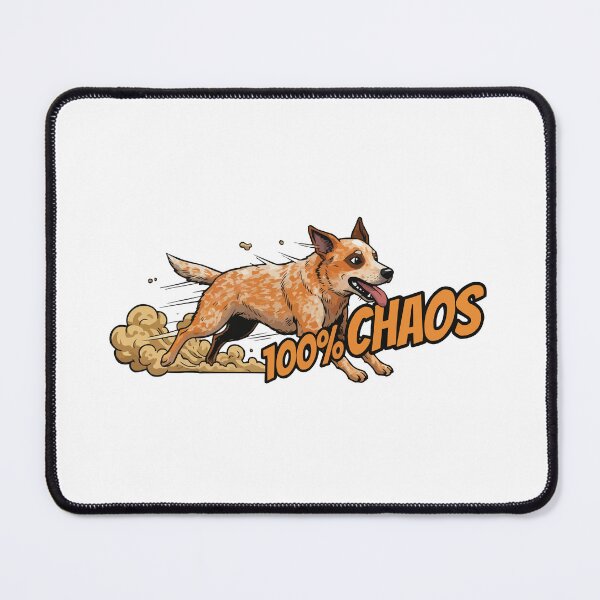 Item preview, Red Heeler Chaos - Australian Cattle Dog Red Dog designed and sold by Petzzz.
