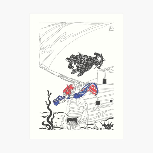 mermaid Art Print
