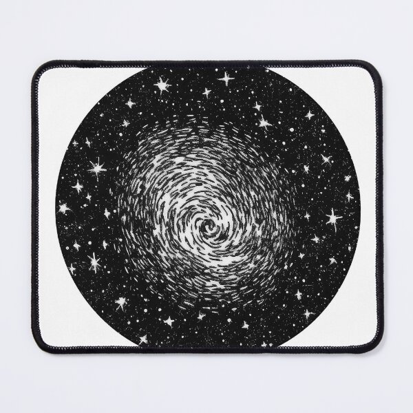 Item preview, Minimalist Swirling Galaxy and Stars Illustration designed and sold by rainseedart.