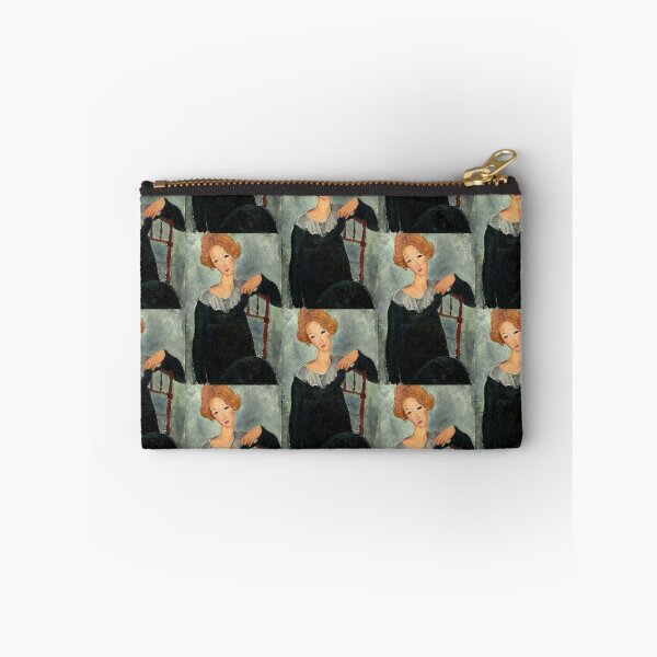 Item preview, Woman With Red Hair by Amedeo Modigliani: Modernist Portrait Poster designed and sold by artofuniverse.