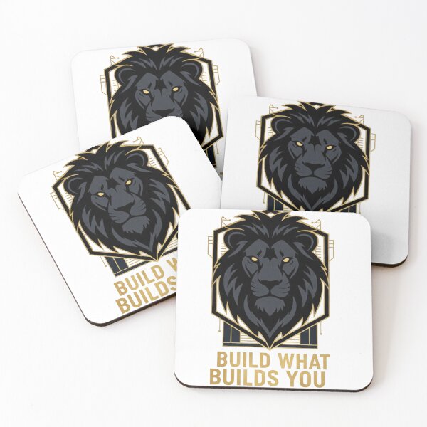 Item preview, Bold Lion Motivation — Build What Builds You | Strength & Confidence Inspirational T-Shirt Design designed and sold by Iunova.
