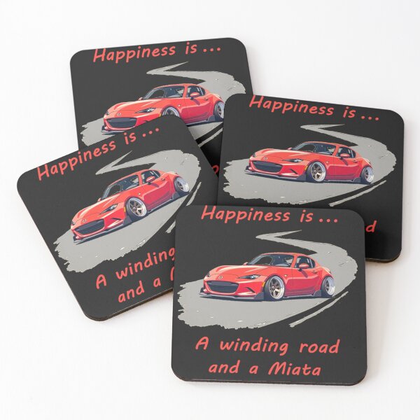 Item preview, Happiness is a Winding Road and a Miata designed and sold by MyYata.