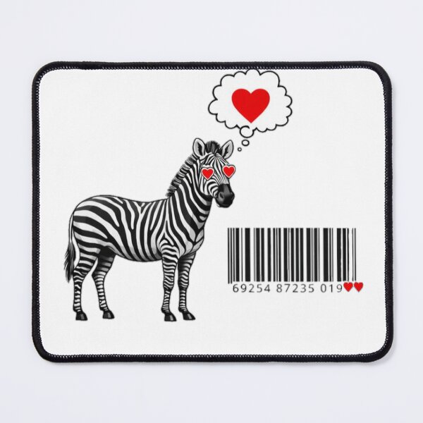 Item preview, Zebra in Love - Love Can’t Be Scanned designed and sold by the-dovlat.