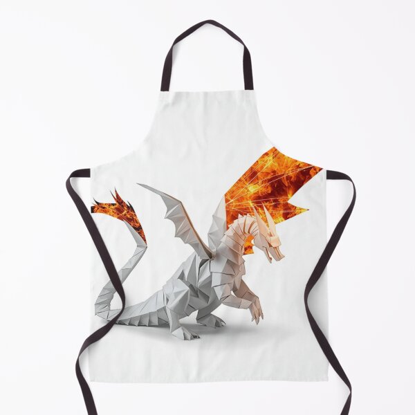 Item preview, Fiery Origami Dragon with Burning Wings designed and sold by Wonderful Designs.